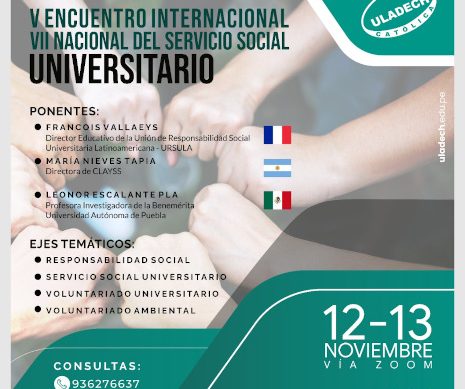 V Encuentro Internacional – Servicio Social Universitario